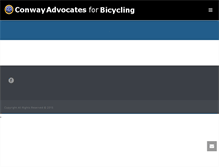 Tablet Screenshot of cycleconway.com